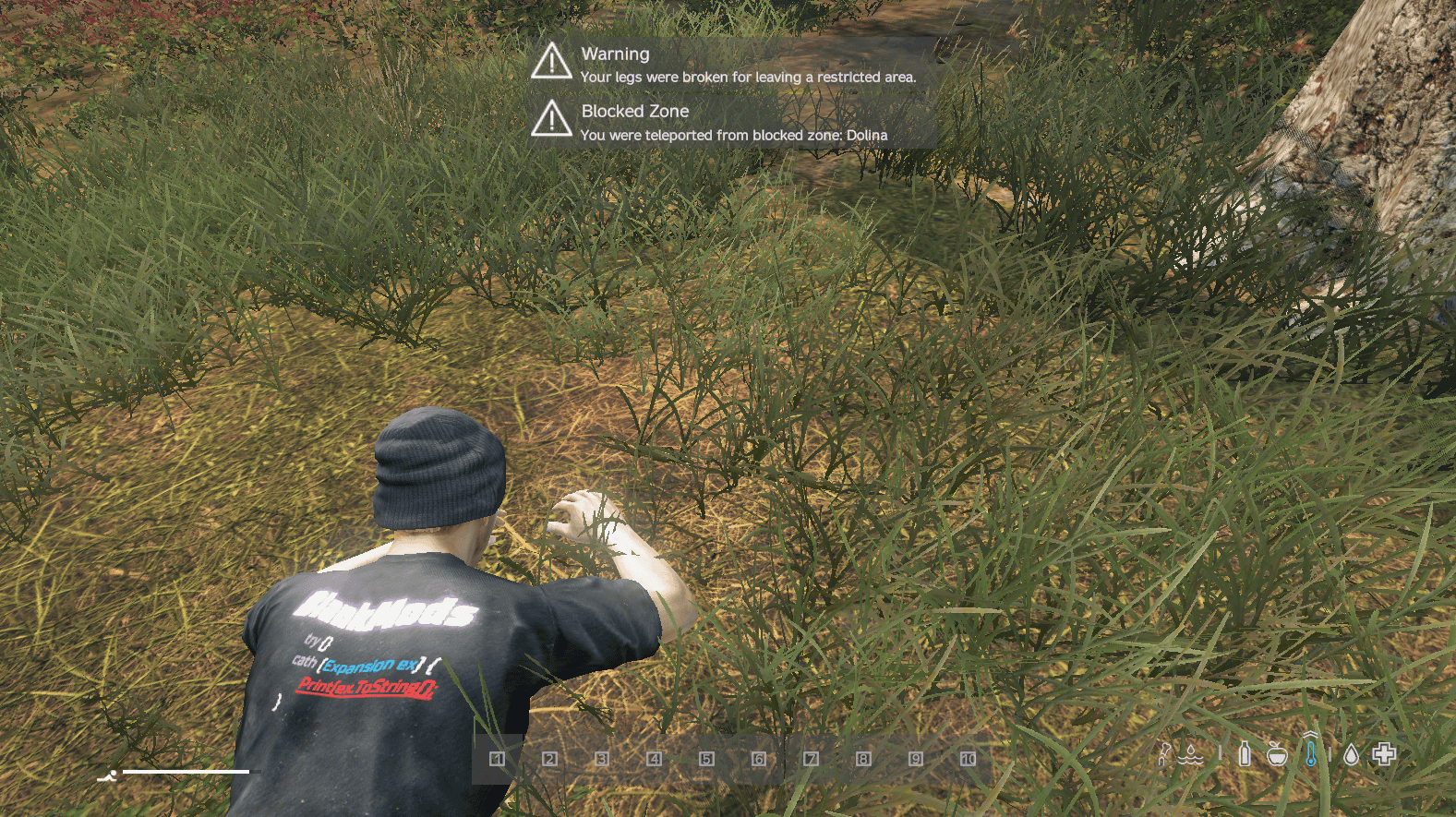 No Logout Zones